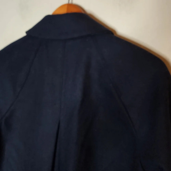 Abercrombie & Fitch Navy Wool Coat - Picture 13 of 16